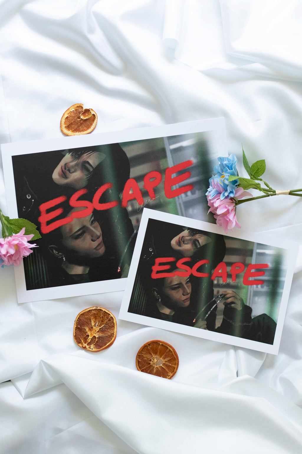 Bang Chan and Hyunjin "Escape" Art Print