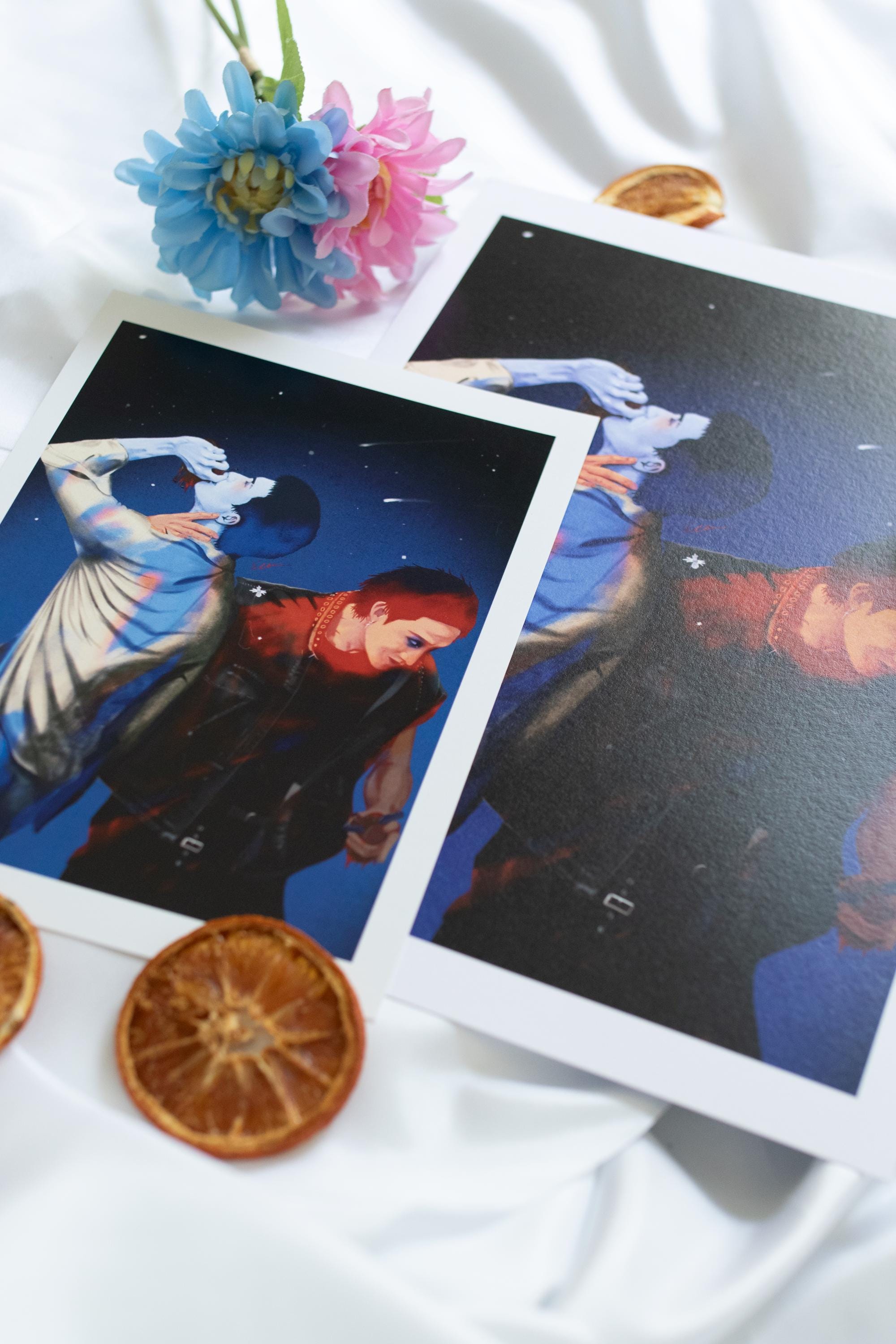 Bang Chan and Hyunjin "Escape From Reality" Art Print