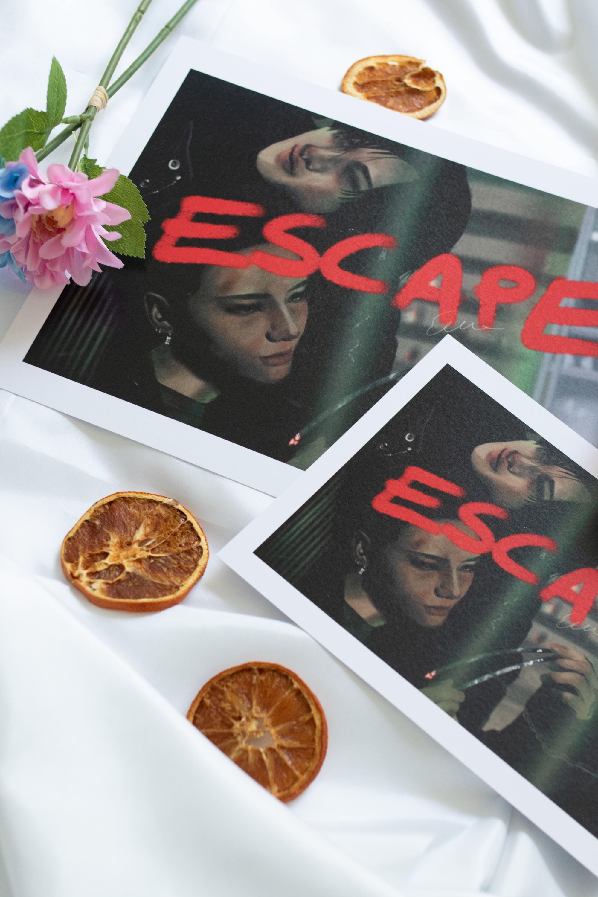 Bang Chan and Hyunjin "Escape" Art Print