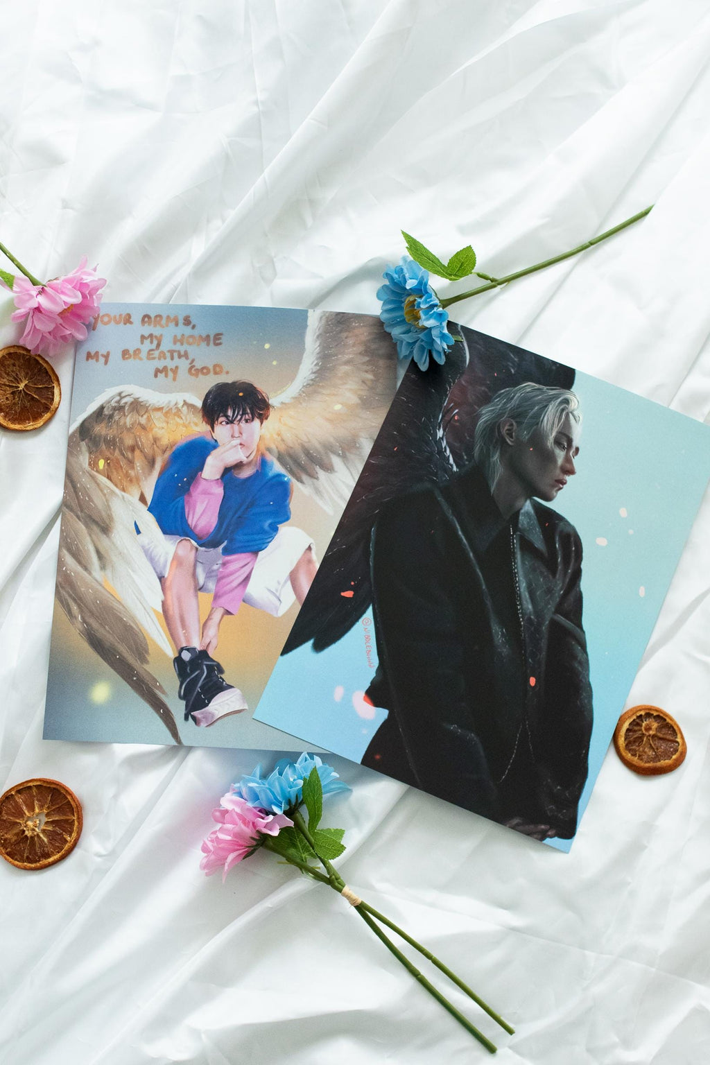 Lee Know and Han “Heaven and Hell” Art Print
