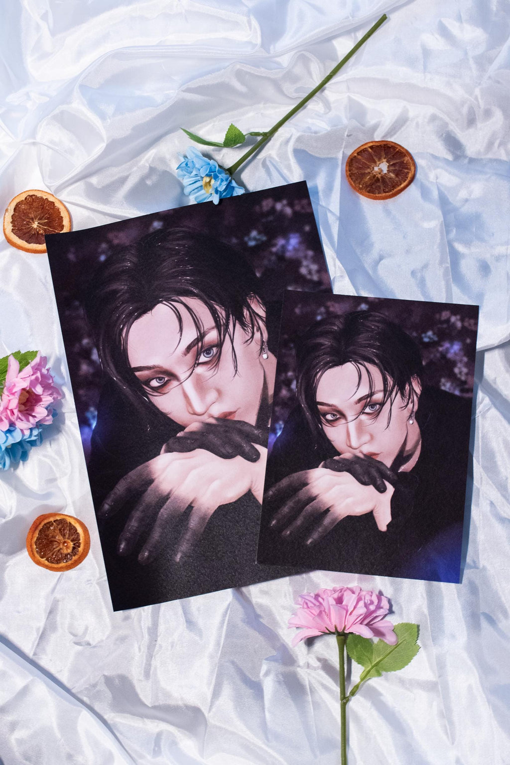 Bang Chan “Black Fingers” Art Print