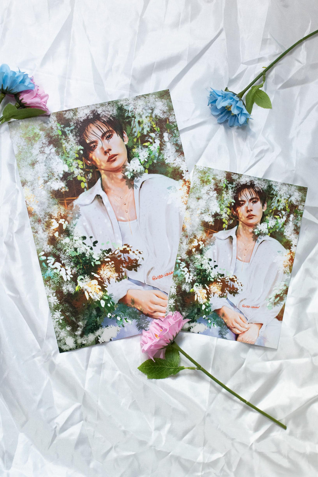 Lee Know “Flowers” Art Print