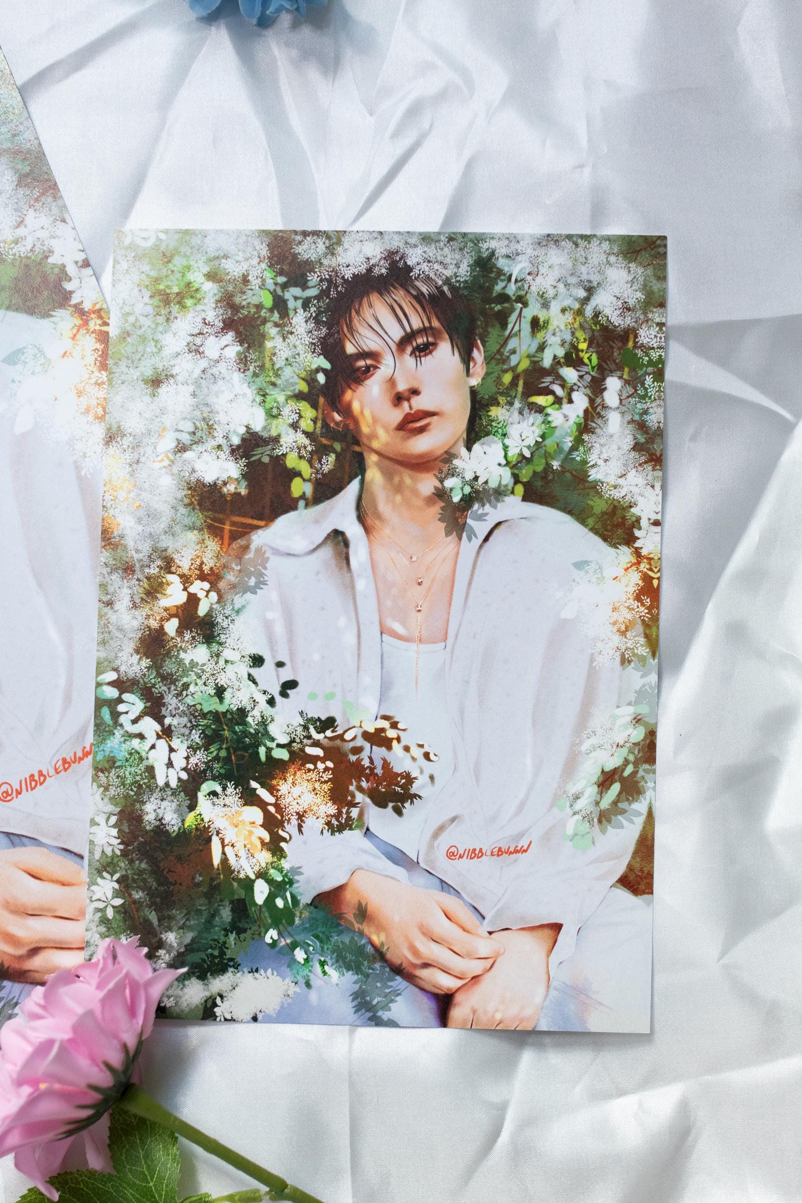 Lee Know “Flowers” Art Print